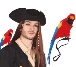 Papuga pirata na ramię 30 cm rekwizyt