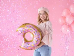 Pączek donut balon foliowy 73 x 50 cm