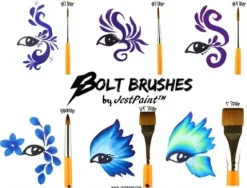 Pędzel do malowania twarzy i ciała BOLT Brushes - Liner #3