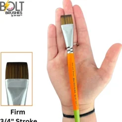 Pędzel do malowania twarzy i ciała BOLT Brushes - FIRM 3/4 inch Stroke