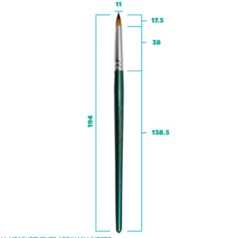 Pędzel do malowania twarzy i ciała KrazeFX - Petal 10