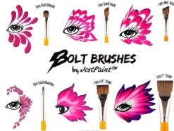 Pędzel do malowania twarzy i ciała BOLT Brushes - Small FIRM Blender 3/8 inch