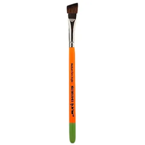 Pędzel do malowania twarzy i ciała BOLT Brushes - Medium FIRM Angle 5/8 inch