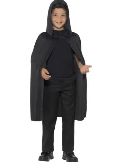 Peleryna dla dzieci czarna 72 cm