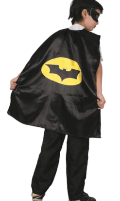 Peleryna dla dzieci Batman Nietoperz (peleryna i maska)