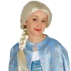 Peruka dziecięca Elsa Kraina Lodu warkocz blond