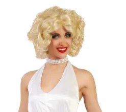 Peruka krótka BLOND a'la Marilyn Monroe