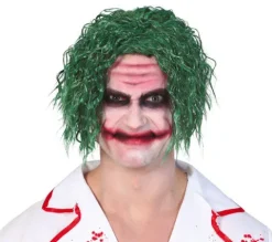 Peruka męska a'la Joker zielona