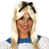 Peruka długa blond z Kokardą (Alicja w Krainie Czarów)