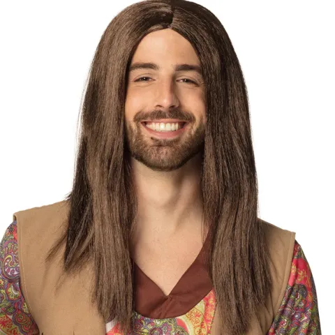 Peruka długa brązowa hippie John
