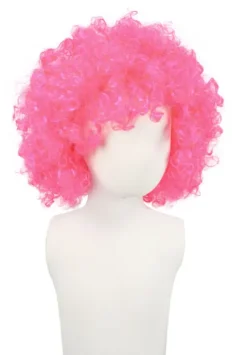 Peruka Mega Afro Różowa