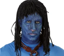 Peruka z dredami czarna Avatar
