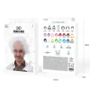 Peruka z łysiną Einstein szalony naukowiec