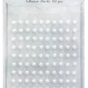 Perły samoprzylepne perełki 5 mm 100 szt. off white