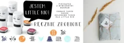 Pieczątka samotuszująca Little NIO - ręcznie zdobione