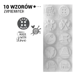 Pieczątka samotuszująca Little NIO - ręcznie zdobione