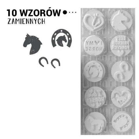 Pieczątka samotuszująca Little NIO - konie