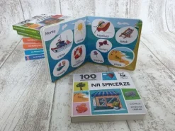 100 PIERWSZYCH SŁÓWEK. NA SPACERZE KSIĄŻKA KAPITAN NAUKA