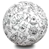 Piłka Balonowa do kolorowania KOSMOS 30 cm
