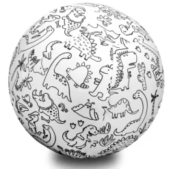 Piłka Balonowa do kolorowania DINO 30 cm