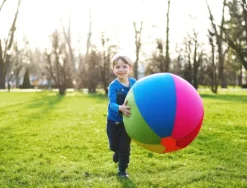 Piłka Balonowa XXL Biało- czerwona