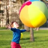 Piłka Balonowa XXL Tęczowa