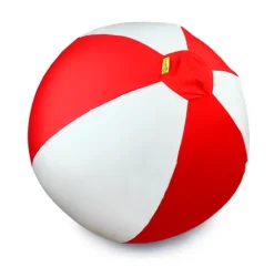 Piłka Balonowa biało czerwona 30 cm