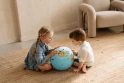 Piłka Balonowa Globus Kontynenty ze zwierzątami