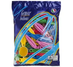 PIŁKA bez nadruku MIX 50szt Gemar balony