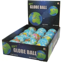 Piłka piankowa globus 6 cm