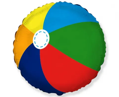 Piłka Plażowa balon foliowy okrągły 18"