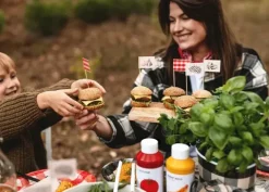 Pikery ozdobne na grill BBQ 15 cm 12 szt.