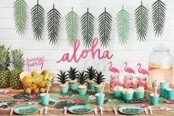 Pikery toppery Flamingi dekoracje na tort muffinki 6 szt