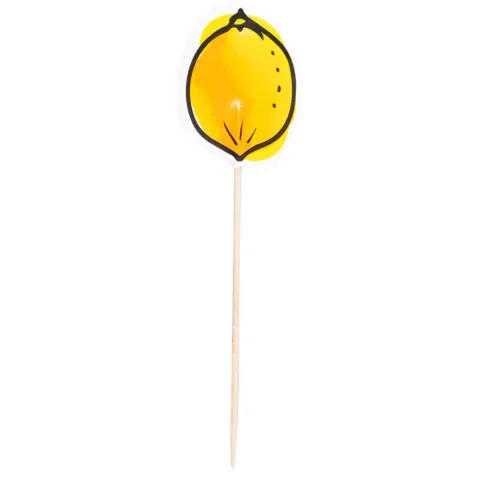 Pikery toppery z kolorowymi owocami 12 szt.
