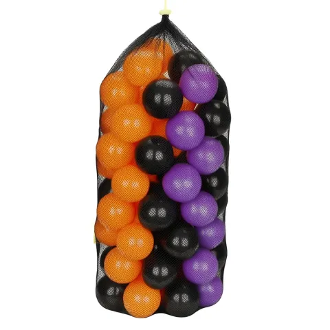 Piłki w worku suchy basen w woreczku 7cm - 100 szt. HALLOWEEN