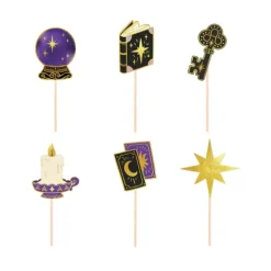 Pikkery Toppery Andrzejki Wróżki Magia 6 szt.