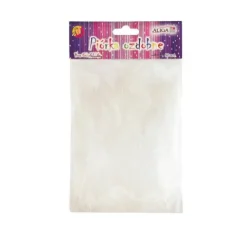 Piórka ozdobne białe 10-12 cm 50 szt