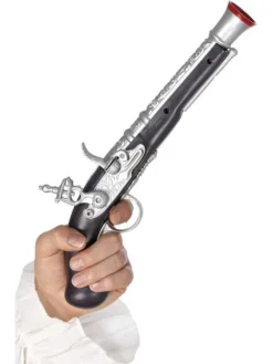 Pistolet Pirata Srebrny