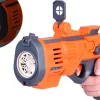 Pistolet do puszczania baniek mydlanych na baterie z pojemnikiem Kolor Pomarańczowy