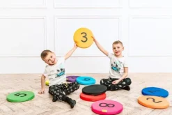 Poduszki EKOSKÓRA wysokość 6 cm zestaw Liczby 11-20 AKSON
