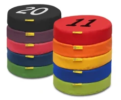 Poduszki EKOSKÓRA wysokość 6 cm zestaw Liczby 11-20 AKSON