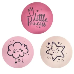 Poduszki ekoskóra LITTLE PRINCESS zestaw 3 szt. 6 cm AKSON