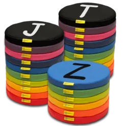 Poduszki KODURA zestaw ALFABET A-Z (26 sztuk) AKSON