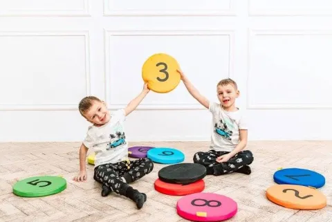 Poduszki PASTELOWE EKOSKÓRA bez nadruku zestaw dla dziewczynki (GIRL) 6 szt. AKSON