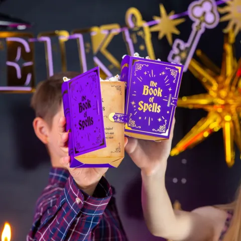 Pojemniki na przekąski Popcorn Andrzejki Wróżki Magia 3 szt.