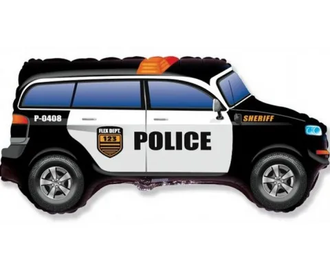 Policja Radiowóz Police Car balon foliowy 24''