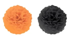 Pompon dekoracyjny bibułowy Halloween 1 szt. 35 cm
