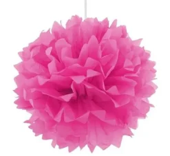 Pompon dekoracyjny bibułowy różne kolory DUŻY 35 cm