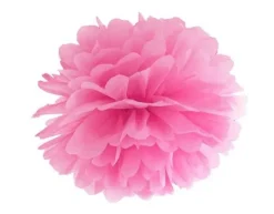 Pompon dekoracyjny bibułowy różne kolory DUŻY 35 cm