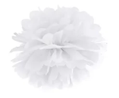 Pompon dekoracyjny bibułowy różne kolory DUŻY 35 cm